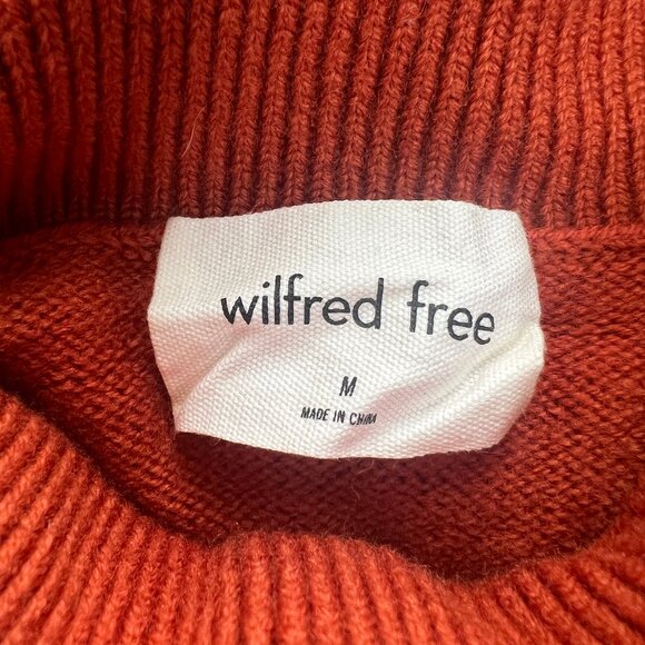 Aritzia 100% Merino Wool Wilfred Free Treasures Turtleneck Sweater Relaxed Fit - Picture 8 of 12